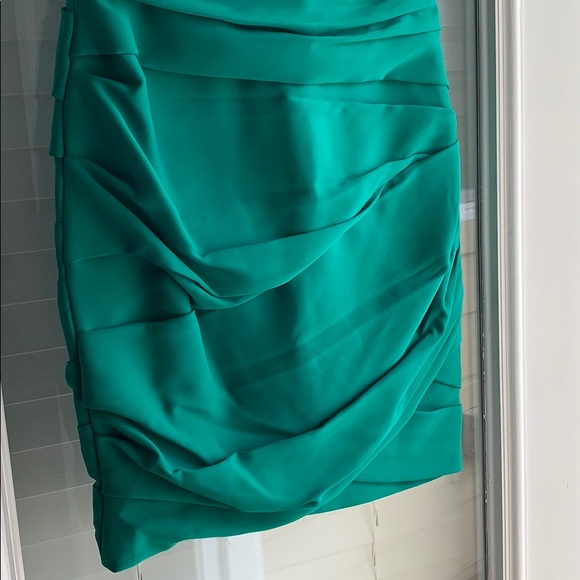 BCBG MAXAZRIA emerald green strapless dress NEW 6 - Picture 8 of 11